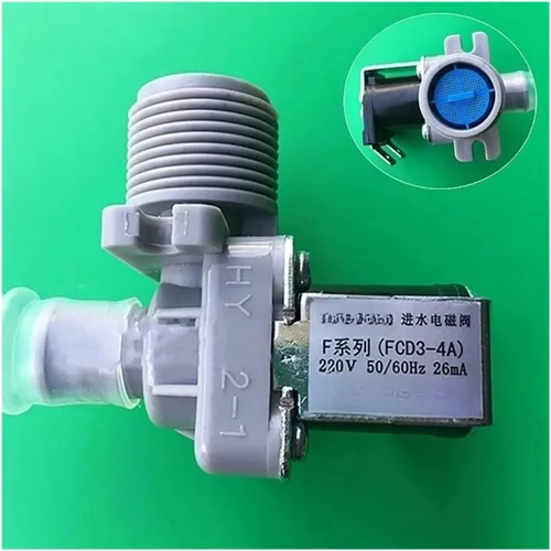 Vista 2 de CobydA 50/60HZ 26MAH Electroválvula FCD3-4A。 Compatible para Midea Xiaoya Konka。etc Lavadora automática Válvula de entrada de agua Piezas