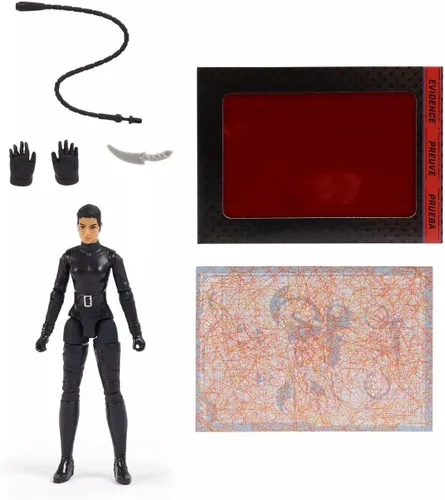 Vista 3 de The Batman 2022 Movie Series Figura de acción de 4 pulgadas Selina Kyle