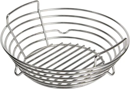 Vista 12 de Vankey Cesta de carbón con divisor para parrilla Kamado Joe Big Joe, repuesto de acero al carbono resistente, piezas Big Joe, con cocina de doble