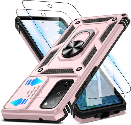 Vista 27 de ATUMP for Samsung Galaxy S20-FE 5G Case with Camera Lens Cover & HD Screen Protector(2 Pack), [10FT Military Grade Drop Protection] Magnetic Holder