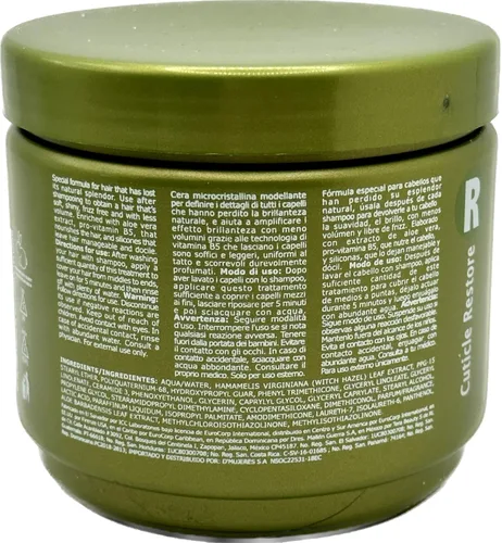 Vista 3 de Firenze Professional Champú restaurador de cutículas 10.1 fl oz/10.1oz Tratamiento de máscara 13.5 fl oz/ 13.5 oz - Brillo de labios estrellado