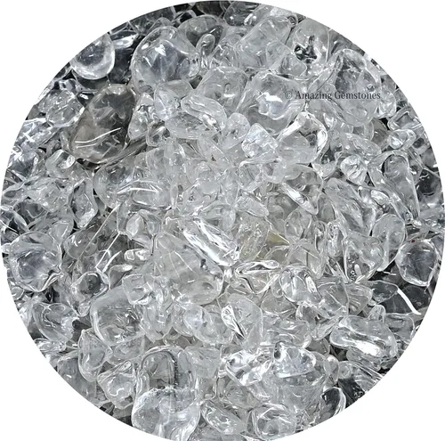 Vista 20 de Amazing Gemstone Chips de cristal de piedra lunar arcoíris para acuario, grava para pecera, pequeñas virutas de piedra rodada y pequeños cristales
