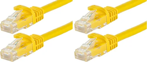 Vista 23 de Monoprice Cable de conexión Ethernet Cat5e - RJ45 sin enganches, trenzado, 350 Mhz, UTP, 24AWG, 0.5 pies, negro - Serie Flexboot