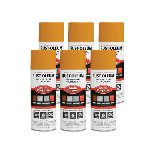 Vista 25 de Aerosol de esmalte Rust-Oleum para uso general; envase de 16 onzas líquidas; lata de aerosol, almendra, 6