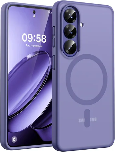 Vista 41 de TOCOL para Samsung Galaxy S22 Ultra, Funda con parte trasera dura mate translúcida [A prueba de golpes de grado militar]