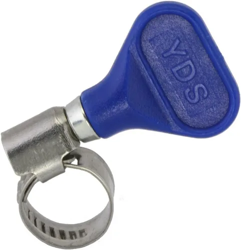 YDS Abrazadera de manguera W2 de acero inoxidable, llave de giro, 0.315-0.472 in (5/16" a 1/2") diámetro ranger, 0.354 in ancho de banda (paquete de