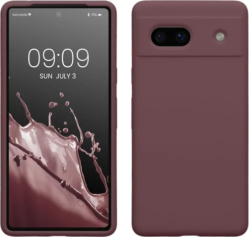 Vista 205 de kwmobile Funda Compatible con Google Pixel 6 Pro - Funda de Teléfono de Silicona TPU con Acabado Suave - Azul Caribe