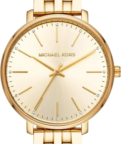 Vista 3 de Michael Kors Pyper - Reloj de acero inoxidable con tres manecillas