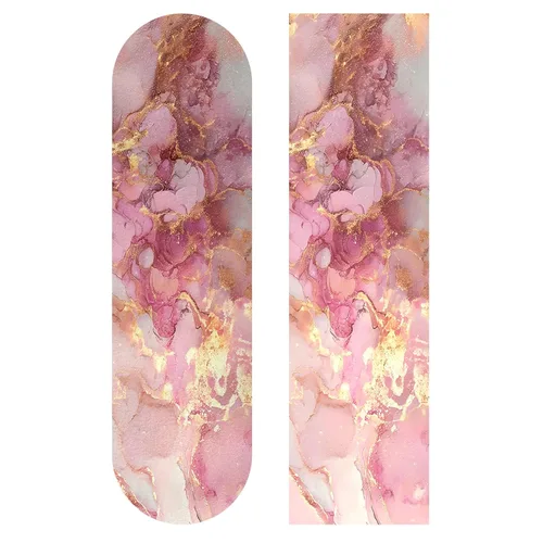 Vista 11 de Cinta de Agarre Japonesa con Diseño de Flores para Longboard Cinta de Agarre Deportes Exterior Negro Blanco Skateboard Cinta de Agarre, cinta