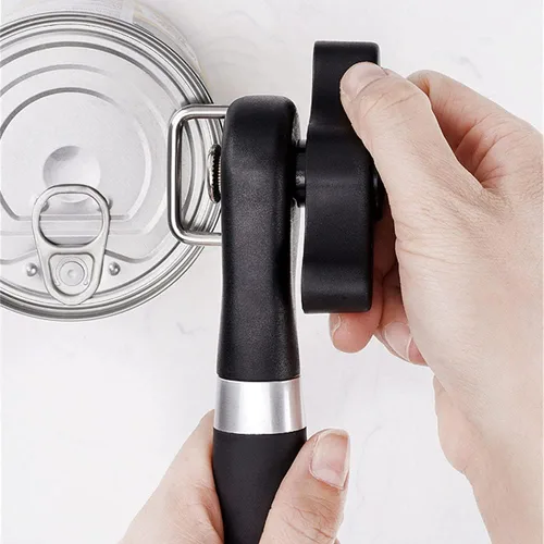 Vista 3 de ZKG Abridor de latas Herramientas de cocina profesional Abrebotellas Cuchillo manual de mano Abrelatas Abrelatas Abrelatas de corte lateral
