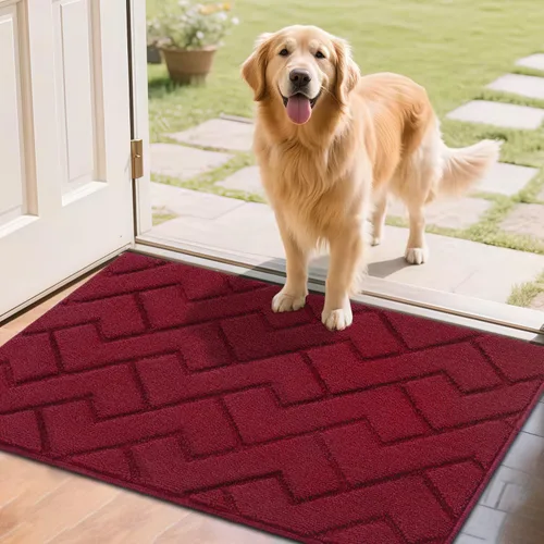 Vista 67 de hicorfe Tapete para puerta delantera para entrada exterior, 20 x 31.5 pulgadas, absorbente, resistente a la suciedad, tapetes de bienvenida
