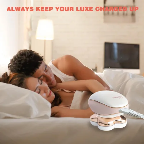 Vista 6 de LIANSUM Cable USB de acabado táctil impecable para piernas, solo compatible con afeitadora de piernas impecables, removedor de pelo para mujeres