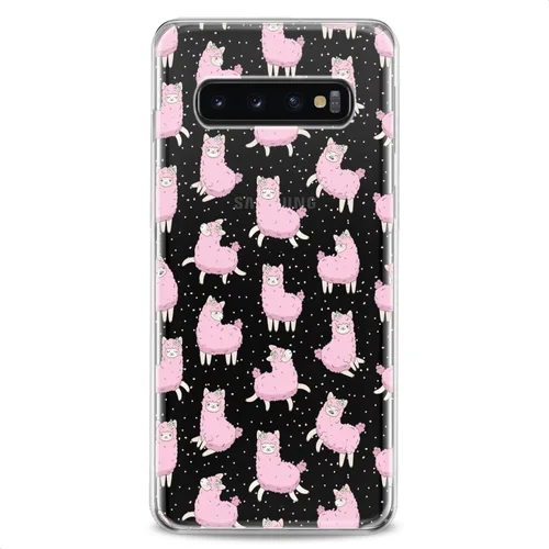 Vista 10 de Funda compatible con Samsung S24 S23 FE S22 Plus S21 Ultra S20+ S10 Note 20 S10e S9 Monkey Awesome Cute Kawaii Feminine Girls Design Print Clear
