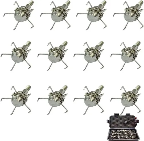 Vista 9 de 3 cuchillas de caza de 100/125 granos, cabezas de flecha atornilladas, puntas de flecha compatibles con ballesta y arco compuesto + 1 estuche