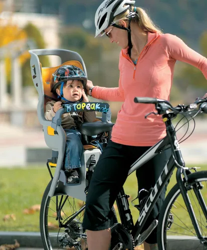 Vista 7 de Topeak BabySeat II with MTX Rack for Disc Brake Bikes (29" Wheel Compatible)