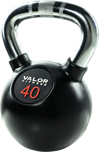 Valor Fitness CKB-40 Pesa rusa cromada, 40 lb