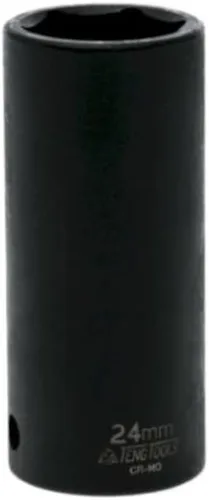 Vista 12 de Teng Tools Zócalo de impacto de molibdeno de cromo profundo de 6 puntos ANSI de 1/2 pulgada de 0.394 in Herramienta mecánica Herramienta de mano