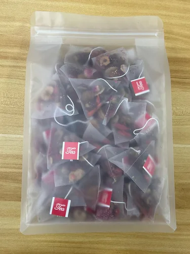 Vista 8 de Longan Red Date Rose Goji Flower Tea Combination 8.8 oz/250g (50 bolsas pequeñas) té de frutas, bebida de té para damas, té de flores y frutas, té