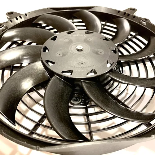 Vista 3 de SPAL 30102803 16 "ventilador extractor 12 voltios de alto rendimiento hoja curvada 1953 cfm VA33-AP91/LL-65A