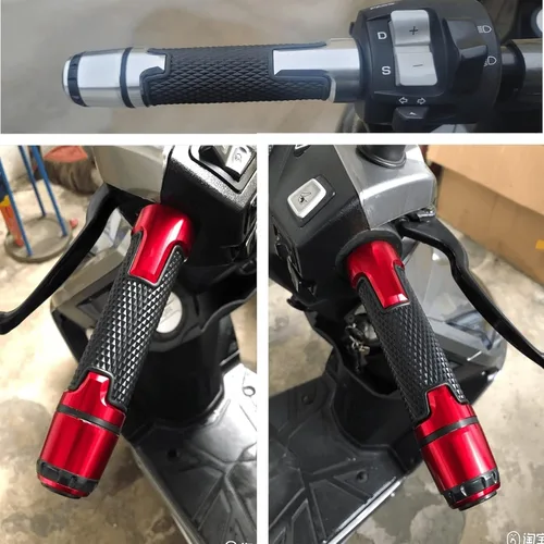 Vista 5 de for Yamaha XT660X XT660 X XT 660 X 2004-2017 Motorcycle Handlebar Grips 7/8" 22mm Anti Skid Rubber Grips Caps Plugs Handle Bar Ends Grips