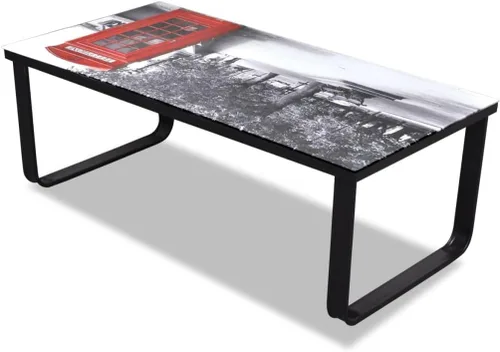 Vista 6 de Mesa auxiliar, mesa de centro emergente, mesa de centro de madera maciza adecuada para sala de estar, oficina, balcón, sala de estar familiar