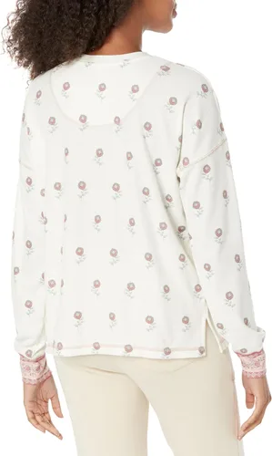 Vista 2 de PJ Salvage Camiseta térmica de manga larga con roseta para mujer