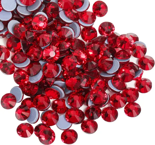 Vista 24 de Beadsland Hotfix - 1440 diamantes de imitación de cristal con parte trasera plana para manualidades, ropa, decoraciones de bricolaje, cristal AB