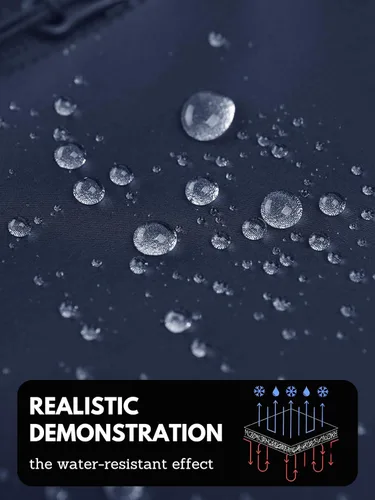 Vista 6 de TACVASEN Chaquetas tácticas para hombre, abrigos de invierno para hombre, esquí, snowboard, sofeshell, impermeables, abrigos de caza para hombres