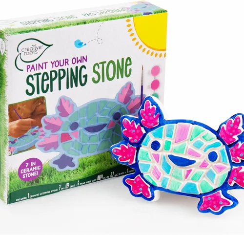 Vista 25 de Creative Roots Pinta tu propia piedra #1 para mamá, kits de manualidades para niños, cerámica para pintar, a partir de 6 años