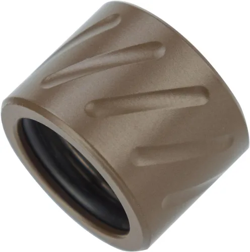 Vista 68 de NDZ Performance Protector de rosca de cañón 1/2x28 en aluminio anodizado y Cerakote o acero inoxidable PVD con junta tórica – Fabricado en EE. UU.