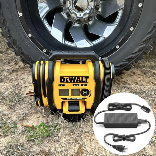 Vista 3 de Fuente de alimentación de repuesto Dewalt N557514, adaptador de corriente de CA HKY para compresor Dewalt compatible con inflador de neumáticos