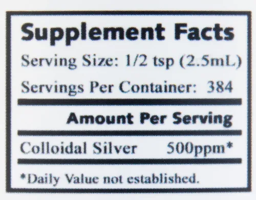 Vista 10 de Líquido de plata coloidal 500 ppm, extra fuerte (32 onzas) con botella de spray, suplemento de apoyo inmunológico, apoyo de células madre, cuidado
