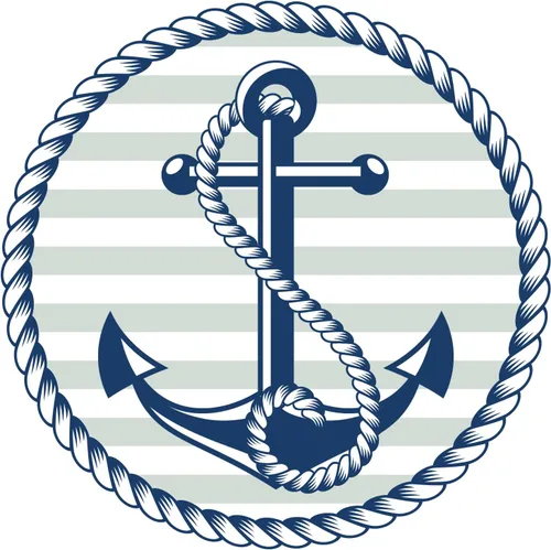 Calcomanías de vidrio para puerta – Adhesivos de seguridad de doble cara para evitar colisiones accidentales (juego de 2) (ancla)