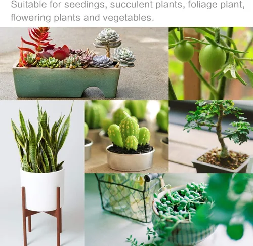 Vista 4 de Bombillas LED inteligentes de crecimiento para luz de abrazadera de cuello de cisne, regulable, atenuación de modo solar, temporizador