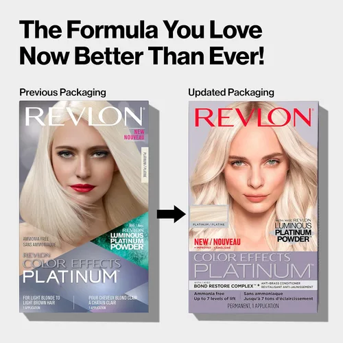 Vista 8 de Revlon Color Effects - Kit de resaltado permanente, sin amoníaco ni parabenos, 60 platino, 8 onzas (paquete de 1)