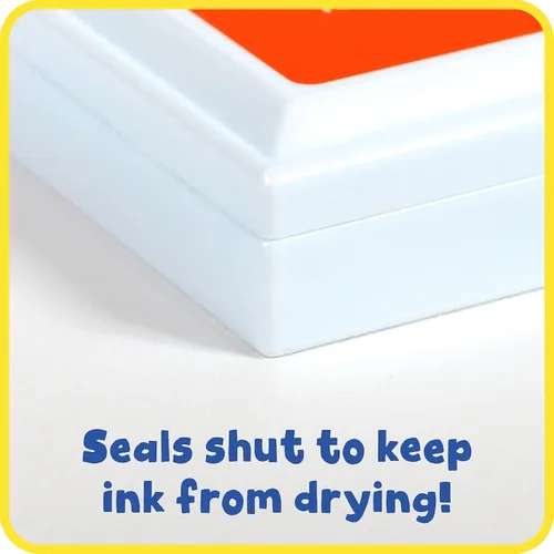 Vista 7 de READY 2 LEARN Bloc de sellos perfumados, cítricos, naranja, no tóxico, resistente a la decoloración, suministros de arte divertidos para niños