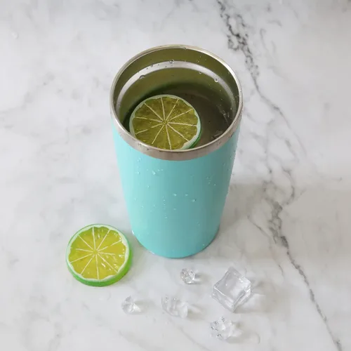 Vista 4 de Vaso de viaje de 20 oz, aislado al vacío, con tapa, de acero inoxidable, doble pared; taza térmica de café para el hogar, la oficina, al aire libre