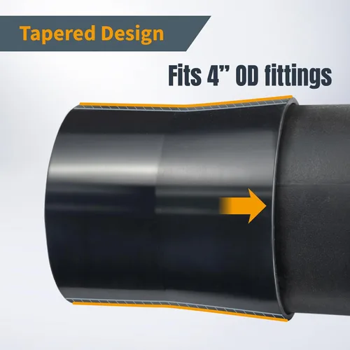 Vista 4 de POWERTEC 70112-P2 Adaptador de conexión y desconexión rápida de 4 pulgadas, paquete de 2