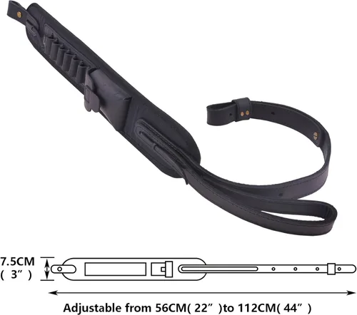 Vista 4 de 1 juego de rifles para mejillas con soporte de munición a juego para .357 .30-30 .35 .38cal