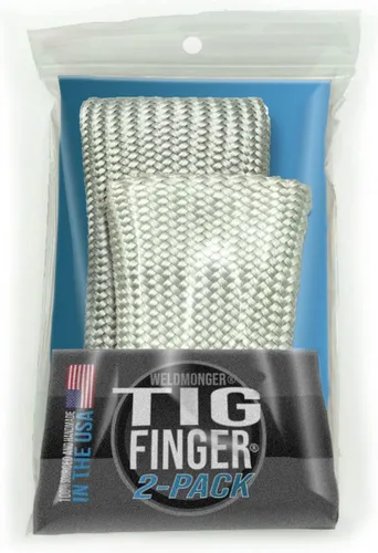 Vista 2 de Consejos y trucos de soldadura Tig Finger Heat Shield (paquete de 2)