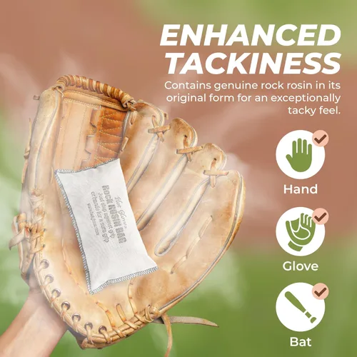 Vista 3 de Hot Glove Rock Rosin - colofonia extra pegajosa con bolsa de fácil flujo para Max Rosin, ROZ-R