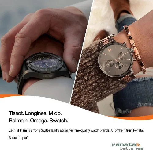 Vista 5 de Batería de reloj de 1.55 voltios 394 reemplaza SR936SW