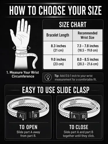 Vista 6 de Pulsera cruzada de cuero Mrcaois para hombre, trenzada de múltiples capas con cierre de acero inoxidable - Regalos cristianos religiosos para él