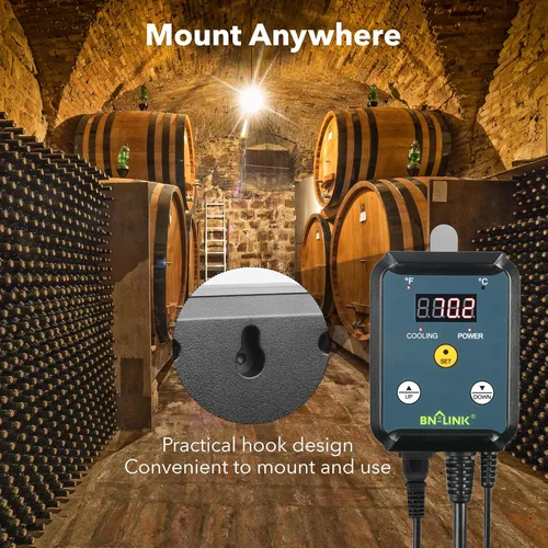 Vista 5 de Century controlador de termostato de refrigeración digital para dispositivo de refrigeración 40-108°F