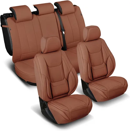 Vista 27 de Coverland Custom Car Seat Covers Compatible with 2016-2024 Chevy Camaro Bucket Seats Convertible Style Seat - Premium Leather Memory Foam Waterproof