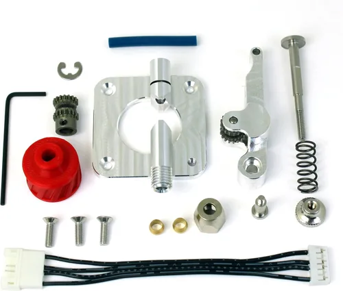 Vista 3 de Microswiss Bowden - Extrusora de doble engranaje compatible con Creality Ender, CR10, CR-10 Pro, CR-10S, CR6-SE, Tornado