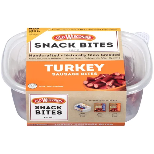 Vista 7 de Old Wisconsin Bites Tub, carne de res, 14 onzas
