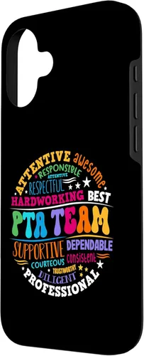 Vista 2 de iPhone 16 Parents Teacher Association Team Supporter PTA Team Case