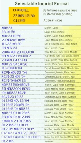 Vista 3 de Compumatic MP550, timbre de tiempo electrónico y reloj grabador de tiempo, resistente, para nómina, validación de documento, trabajo
