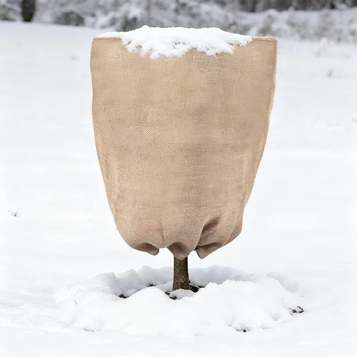 ANPHSIN Cubiertas de arpillera para plantas de protección contra la congelación para el patio, protector de heladas de invierno grande de 40 x 47